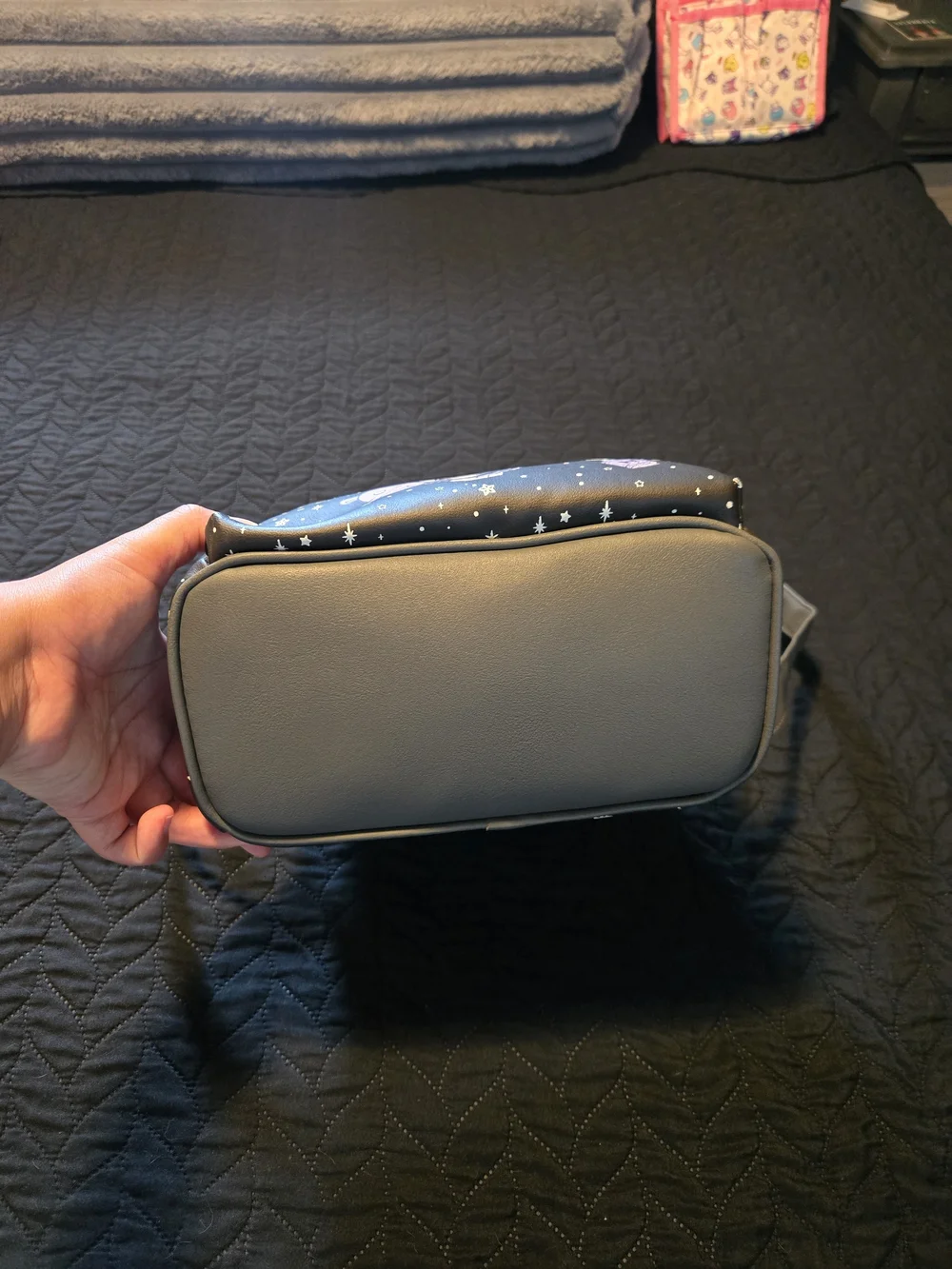 Loungefly Kuromi Crystal Ball Glow-In-The-Dark Mini Backpack & Makeup Bag